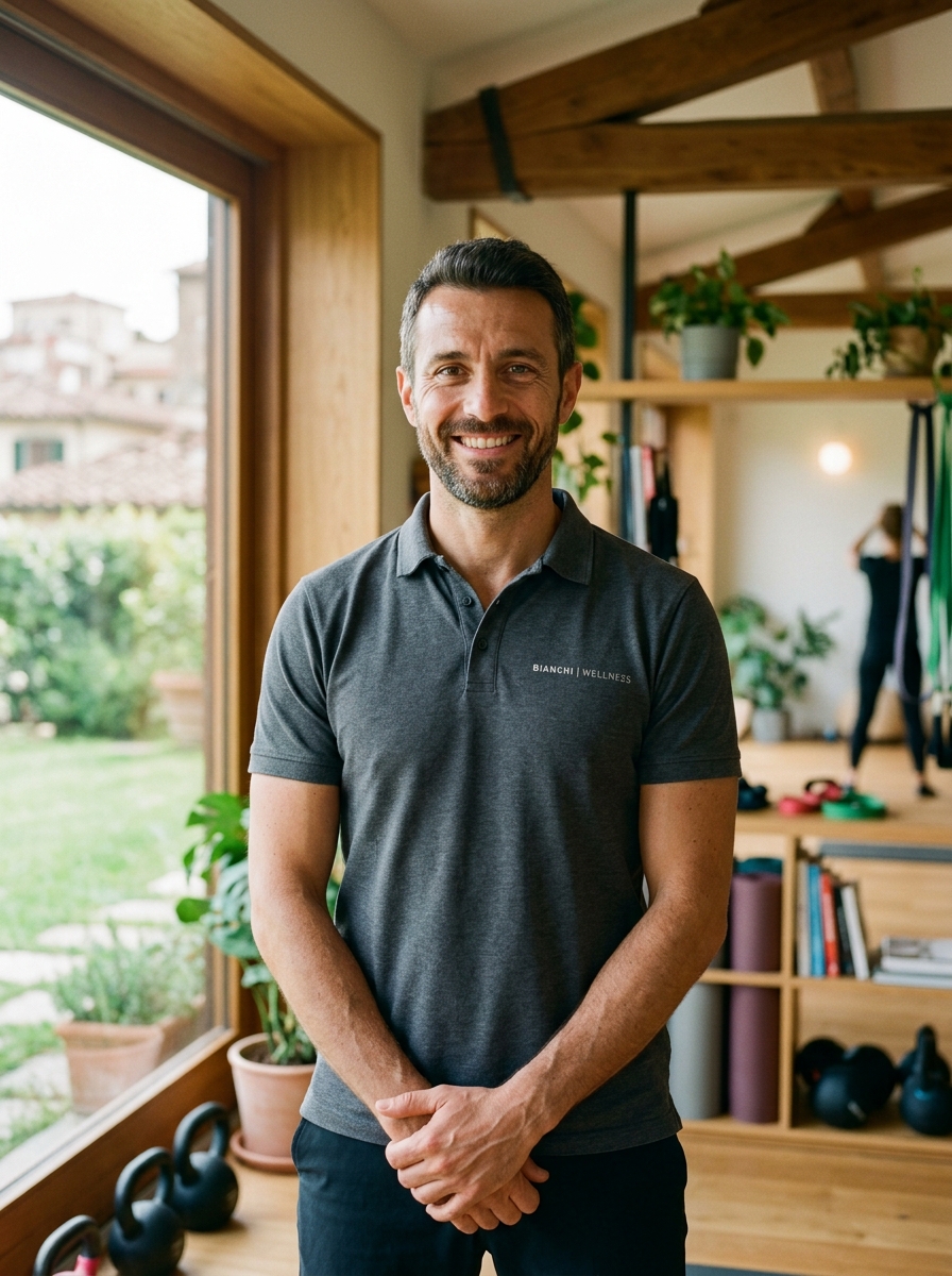 Ritratto del preparatore atletico Marco Valli
